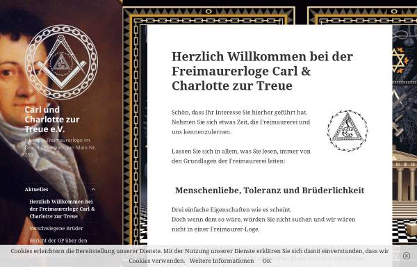 Vorschau von website.loge-carl-und-charlotte.de, Carl & Charlotte zur Treue