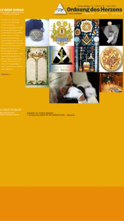 Vorschau der mobilen Webseite www.loge-odh-mannheim.de, Ordnung des Herzens