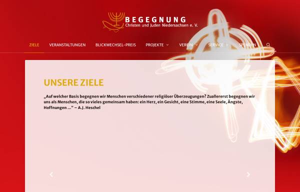 Vorschau von www.begegnung-christen-juden.org, Begegnung – Christen und Juden in Niedersachsen