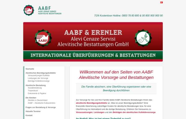 Vorschau von www.alevitische-bestattungen.de, AABF - Alevitische Vorsorge und Bestattungen