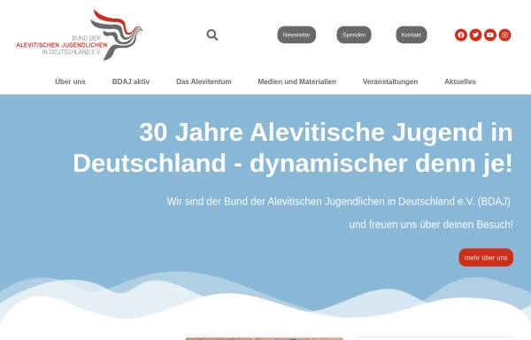 Vorschau von www.bdaj.de, Bund der Alevitischen Jugendlichen in Deutschland e.V. (BDAJ)
