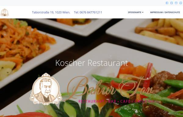 Vorschau von bahur-tov.com, Bahur Tov Restaurant Wien