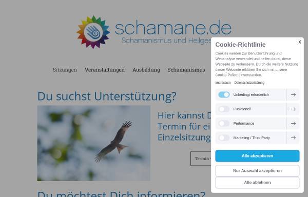 Vorschau von www.schamane.de, Schamane Berlin