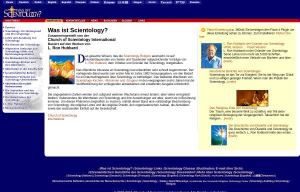 Vorschau von wasist.scientology.de, Was ist Scientology?