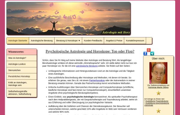 Vorschau von www.astrologie-mit-herz.de, Astrologie mit Herz