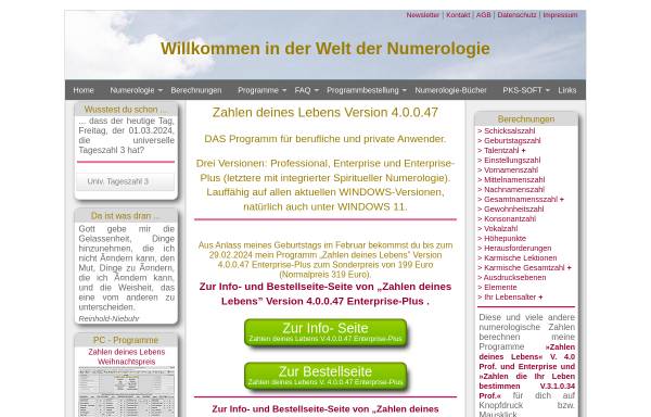 Vorschau von www.numerologie.info, Numerologie.info