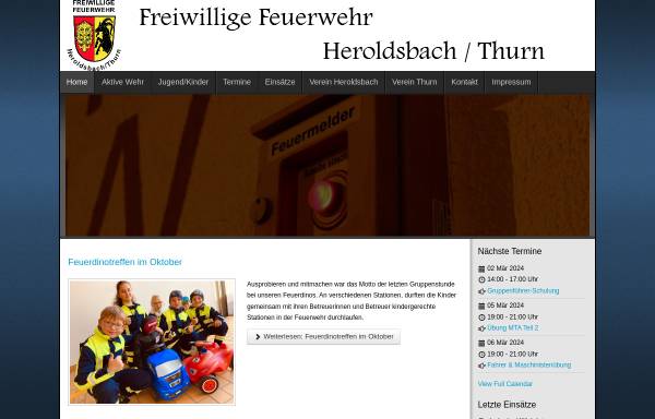 Vorschau von www.ff-heroldsbach-thurn.de, Freiwillige Feuerwehr Heroldsbach Thurn