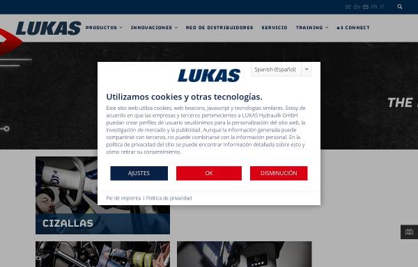 Vorschau von rettung.lukas.com, Lukas Hydraulik GmbH