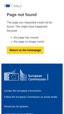 Vorschau der mobilen Webseite ec.europa.eu, Der Euro - Eine Währung für Europa
