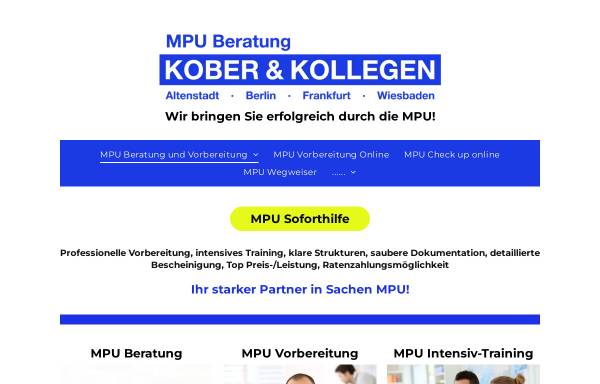 Vorschau von www.mpu-erfolgreich-bestehen.com, MPU Berlin I MPU Beratung Kober & Kollegen