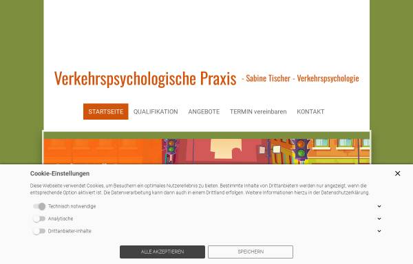Vorschau von www.verkehrspsychologie-tischer.com, Tischer, Sabine, Dipl.-Psychologin