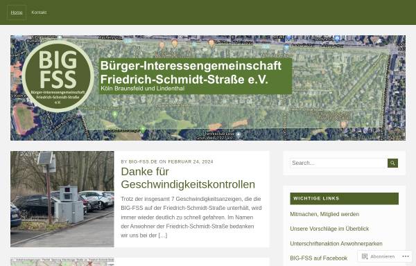 Vorschau von www.big-fss.de, Bürger-Interessengemeinschaft Friedrich-Schmidt-Straße e. V.