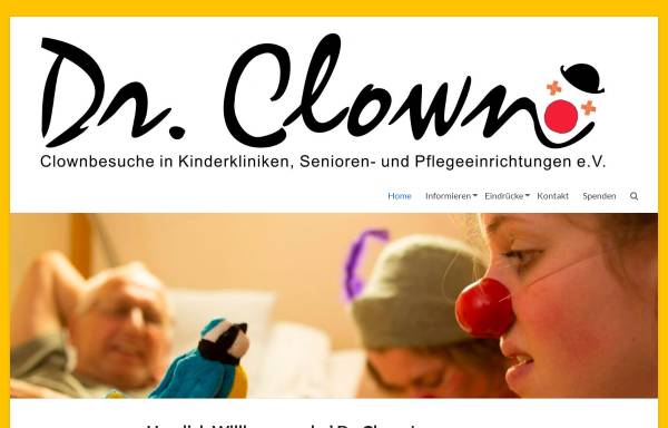 Vorschau von www.doktorclown.de, Dr. Clown