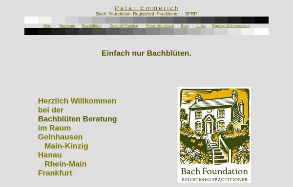 Vorschau von www.bachblueten-gelnhausen.de, Peter Emmerich