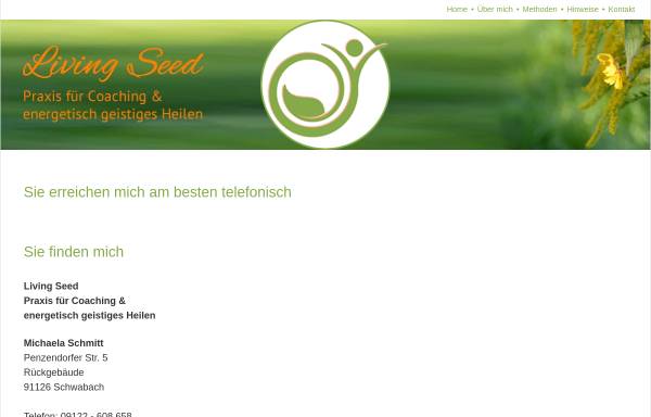 Vorschau von www.coaching-heilen.de, Michaela Schmitt