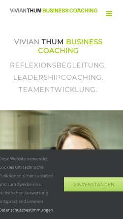 Vorschau der mobilen Webseite thum-coaching.de, Thum Coaching