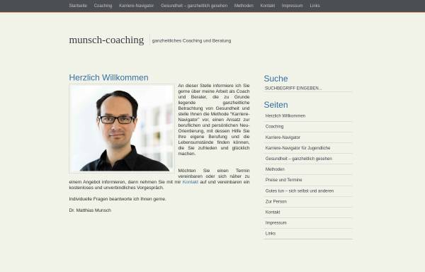 Vorschau von munsch-coaching.de, Munsch-Coaching