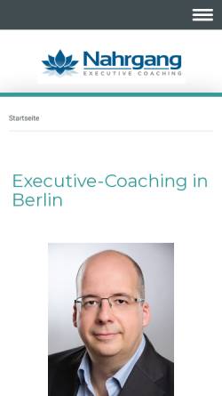Vorschau der mobilen Webseite www.nahrgang-coaching.de, Nahrgang Coaching