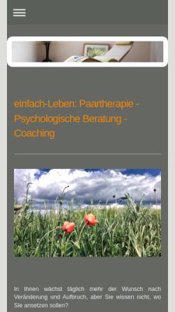 Vorschau der mobilen Webseite www.fanselow-coaching.de, Psychologische Beratung und Coaching Cornelia Fanselow