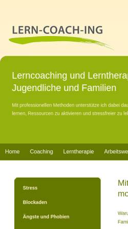 Vorschau der mobilen Webseite www.lern-coach-ing.de, Lern-Coach-Ing