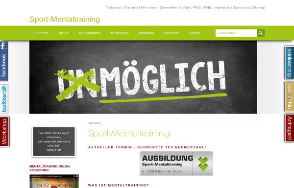 Vorschau von www.sport-mentaltraining.at, Sport-Mentaltraining