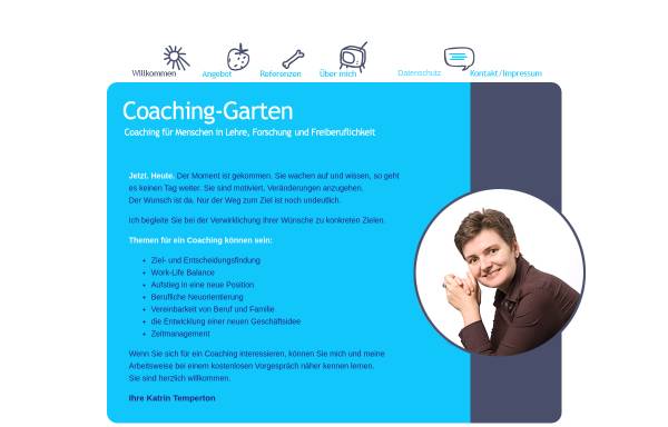 Vorschau von www.coachinggarten.de, Coaching Garten-Katrin Teske-Temperton