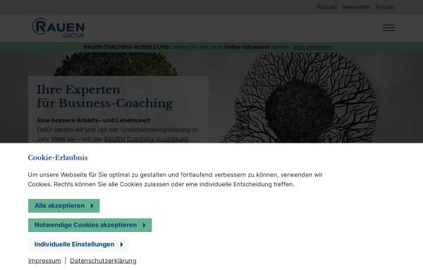 Vorschau von www.rauen.de, Coach-Datenbank by Christopher Rauen GmbH