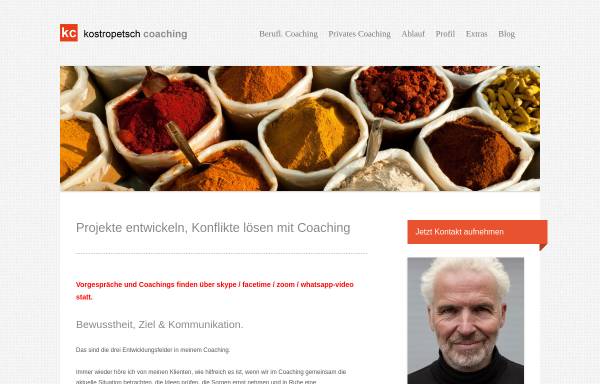 Vorschau von www.kostropetsch-coaching.de, Kostropetsch Coaching