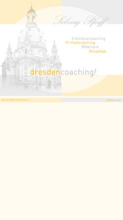 Vorschau der mobilen Webseite www.dresden-coaching.de, Dresden Coaching