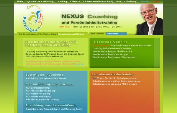 Vorschau von selbstbewusstseinstraining-fuehrungskaefte.de, Nexus Coaching und Persönlichkeitstraining