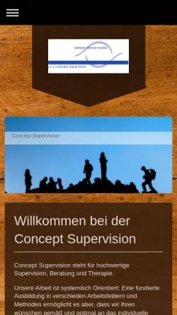 Vorschau der mobilen Webseite www.concept-supervision.de, Concept Supervision