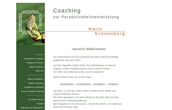 Vorschau von www.kk-coaching-achtsam.de, Karin Kronenberg