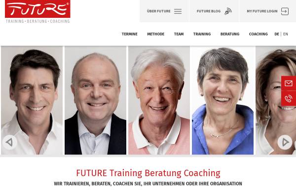 Vorschau von www.future.at, Future -Training Beratung Coaching Gesellschaft m.b.H.