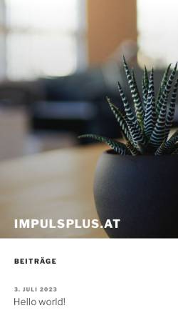 Vorschau der mobilen Webseite impulsplus.at, Impulsplus - Marion Hörmann
