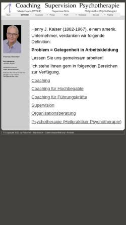 Vorschau der mobilen Webseite www.hoischen.de, Coached by Hoischen