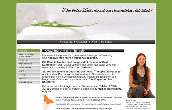 Vorschau von www.coaching-ulm24.de, Brigitta Egly e.K.