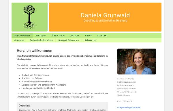 Vorschau von www.coaching-grunwald.de, Daniela Grunwald