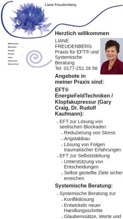 Vorschau der mobilen Webseite www.eft-dresden.de, Liane Freudenberg