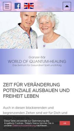 Vorschau der mobilen Webseite www.gesundheitunderfolg.de, Brigitte Ganzer-Bär