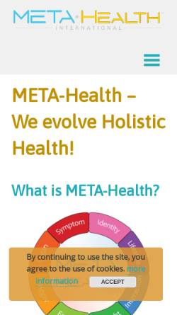 Vorschau der mobilen Webseite www.metamedicine.info, Meta Health