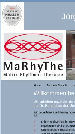 Vorschau der mobilen Webseite www.matrix-therapie-hannover.de, Matrix Therapie Hannover