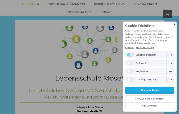 Vorschau von www.lebensschule-moser.at, Lebensschule Moser