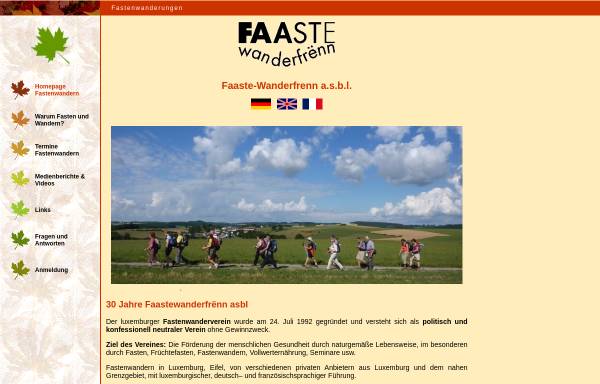 Vorschau von www.fastenwandern.lu, Luxemburger Fastenwanderverein