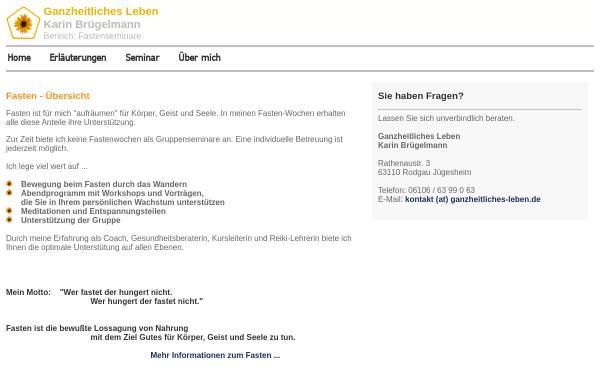 Vorschau von www.fasten-kurse.de, Karin Brügelmann Fastenwanderungen