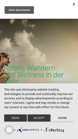 Vorschau der mobilen Webseite fasten-wellness.de, FastenWellness - Barbara Bildhäuser