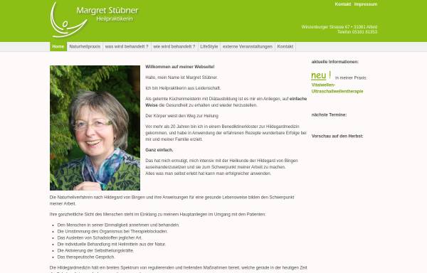 Margret Stübner - Heilpraktikerin