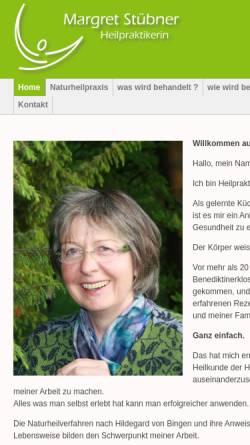 Vorschau der mobilen Webseite praxis.stuebner-alfeld.de, Margret Stübner - Heilpraktikerin