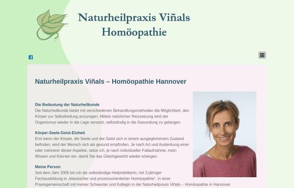 Vorschau von www.homoeopathie-vinals-hannover.de, Homöopathie Yvonne Vinals-Gerken