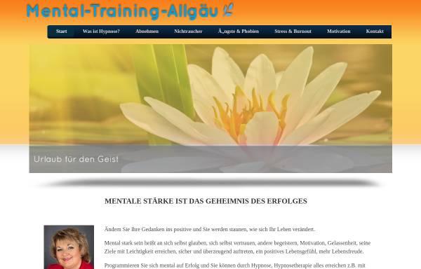 Vorschau von www.mentaltraining-allgaeu.de, Karin Mayr - Mental Training Allgäu