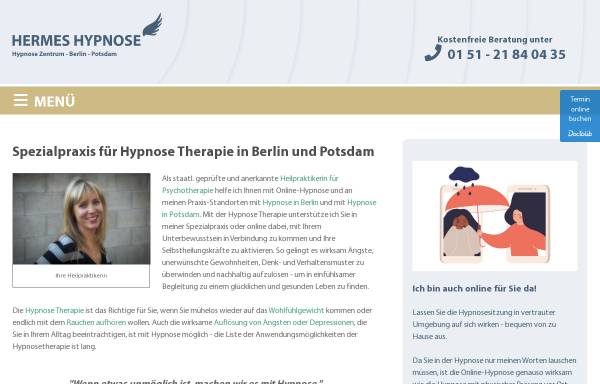 Vorschau von www.hermes-hypnose.de, Hermes Hypnose-